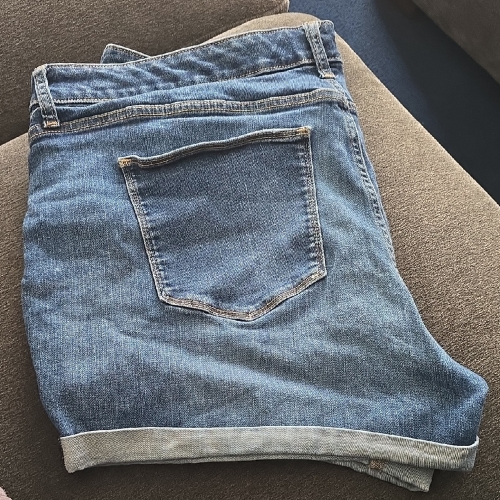 Casual Blue Denim Shorts